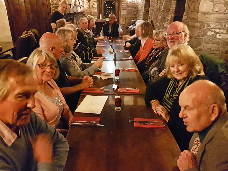 Dinner at Anchor Inn Tintern